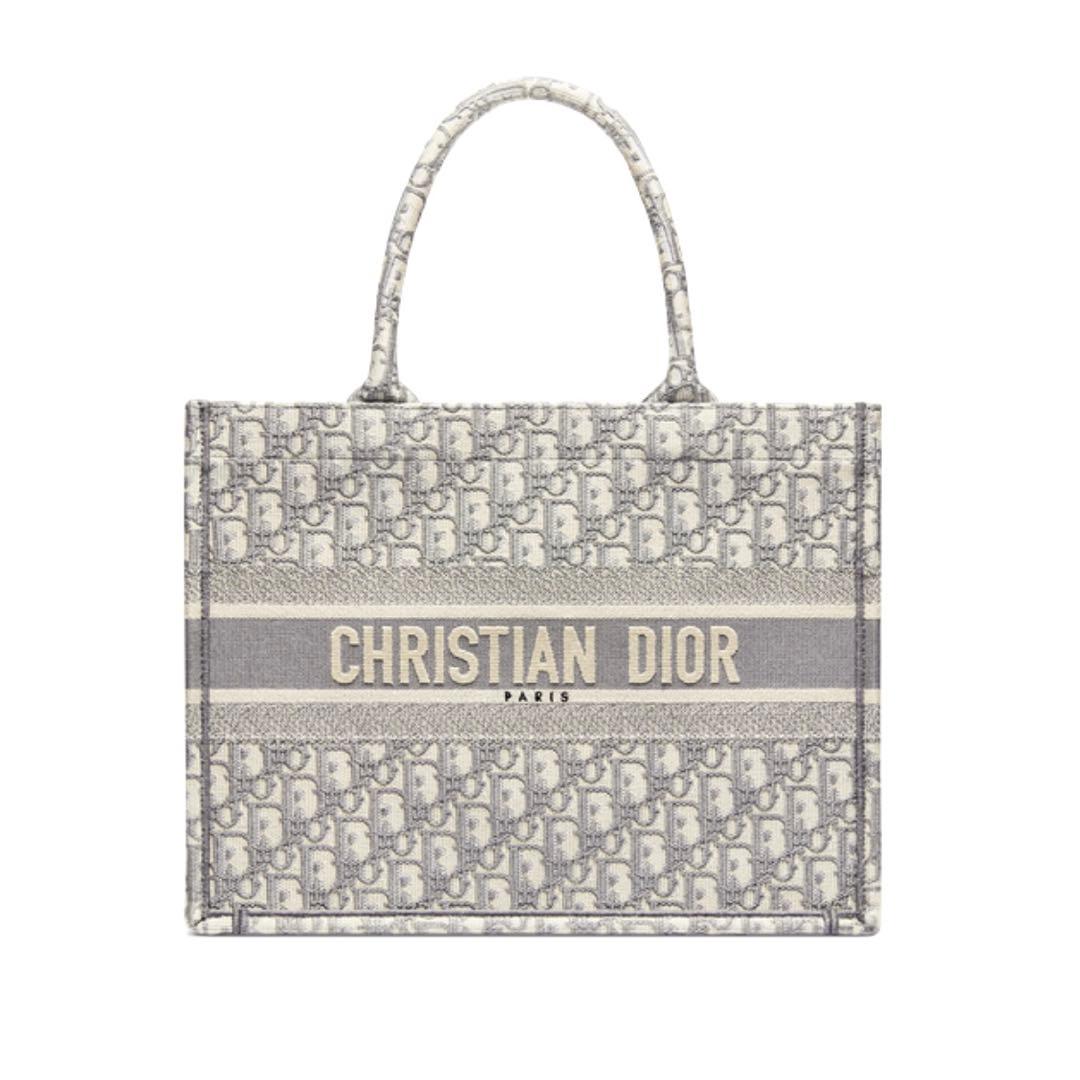 CHRISTIAN DIOR グレー トートバッグ