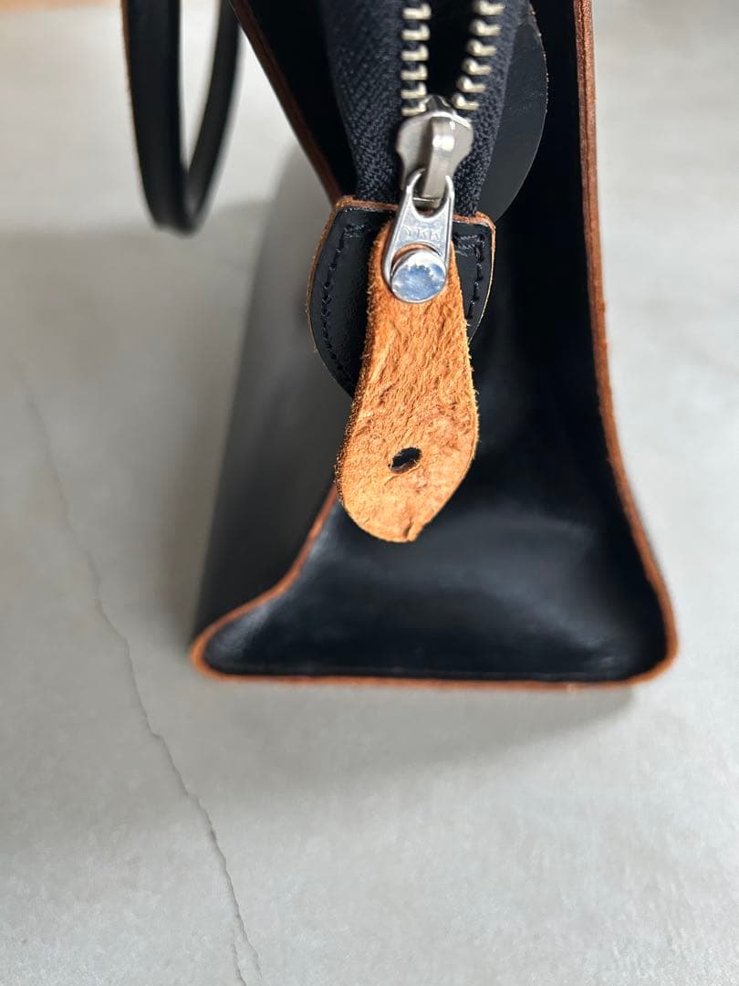 コムデギャルソン　ブラックレザー　ドクターバック　黒　本革