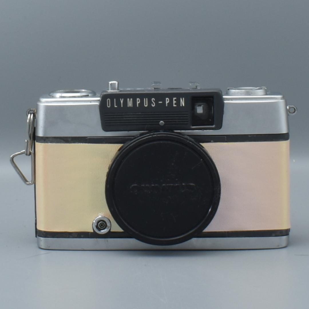 整備済 OLYMPUS EE-2 ベージュ 外装リメイク 動作OK 赤ベロOK