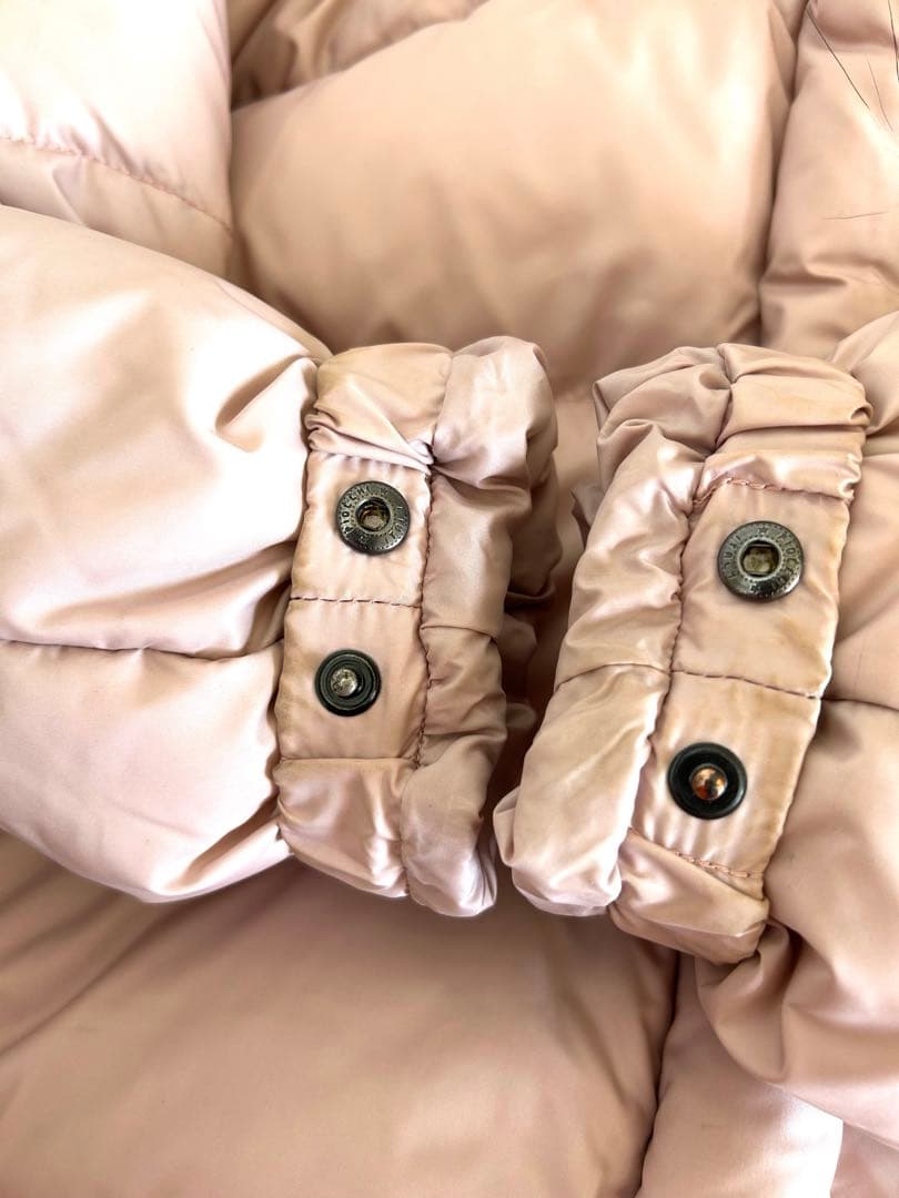 モンクレール ダウンジャケット バレンティーヌ フード付 ピンク 00 茶タグ