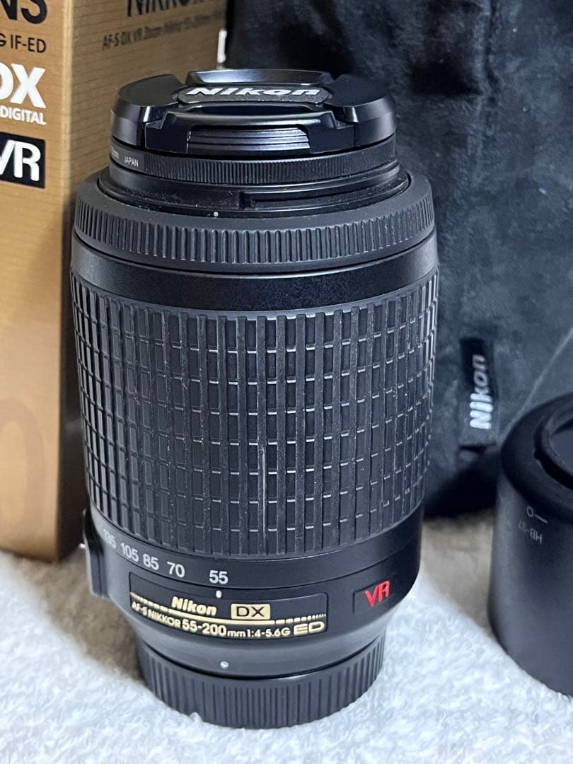 【美品】ニコン NIKON 55-200mm ズームレンズ