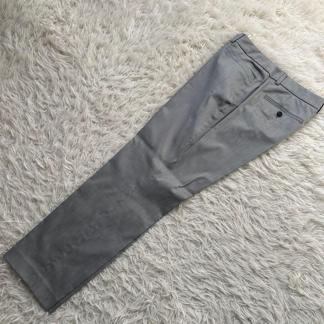 美品✨23区　パンツスーツ　グレー　ストレッチ　大きいサイズ　セレモニー　44