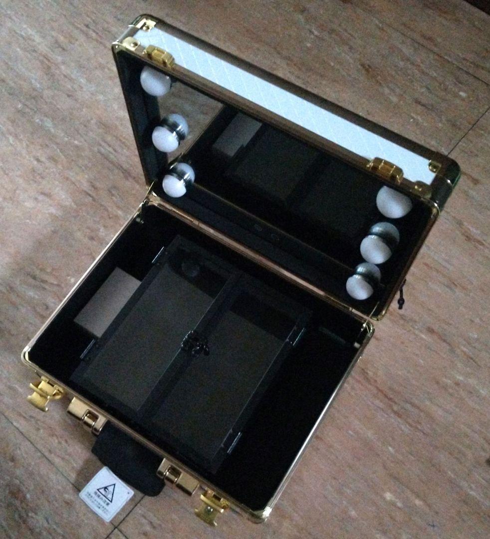 新品・未使用　Francfranc ハリウッドボックスS LEDライト付き鏡台