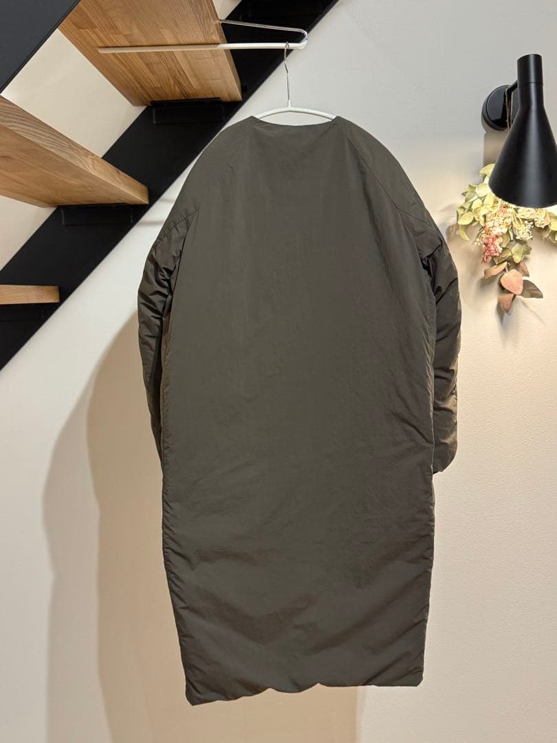 THE NORTH FACE ロングダウンコート パープルレーベル ダークグレー