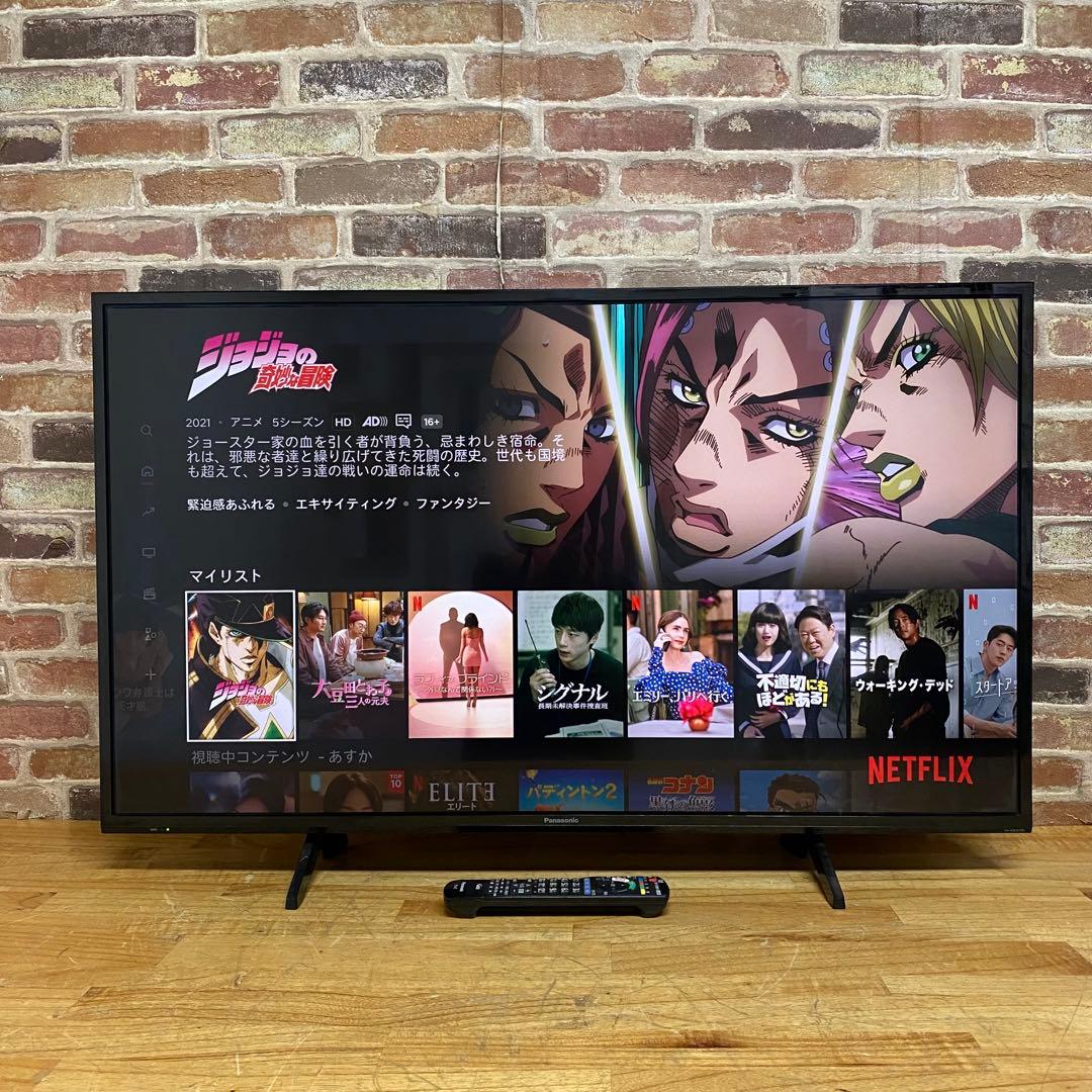 パナソニック 43V型 4K 液晶テレビ スマートビエラ TH-43GX755