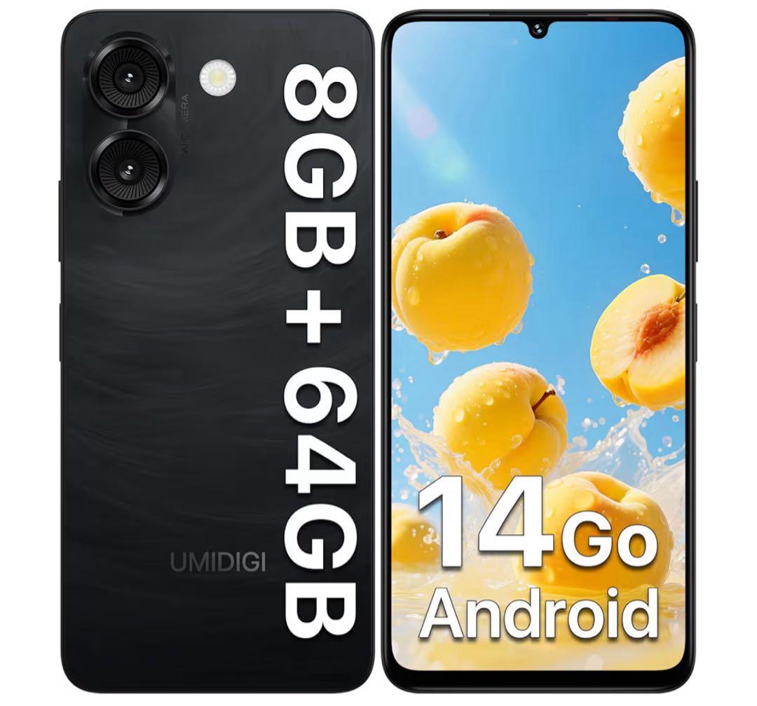UMIDIGI G9A スマホ 本体 Android 14