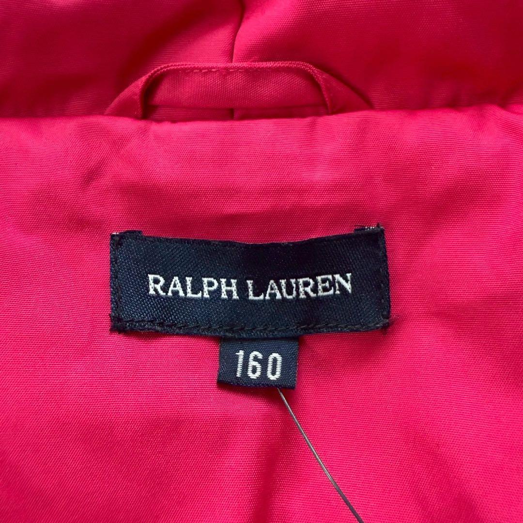 タグ付き ラルフローレン ダウンジャケット フリル ピンク 160 S相当
