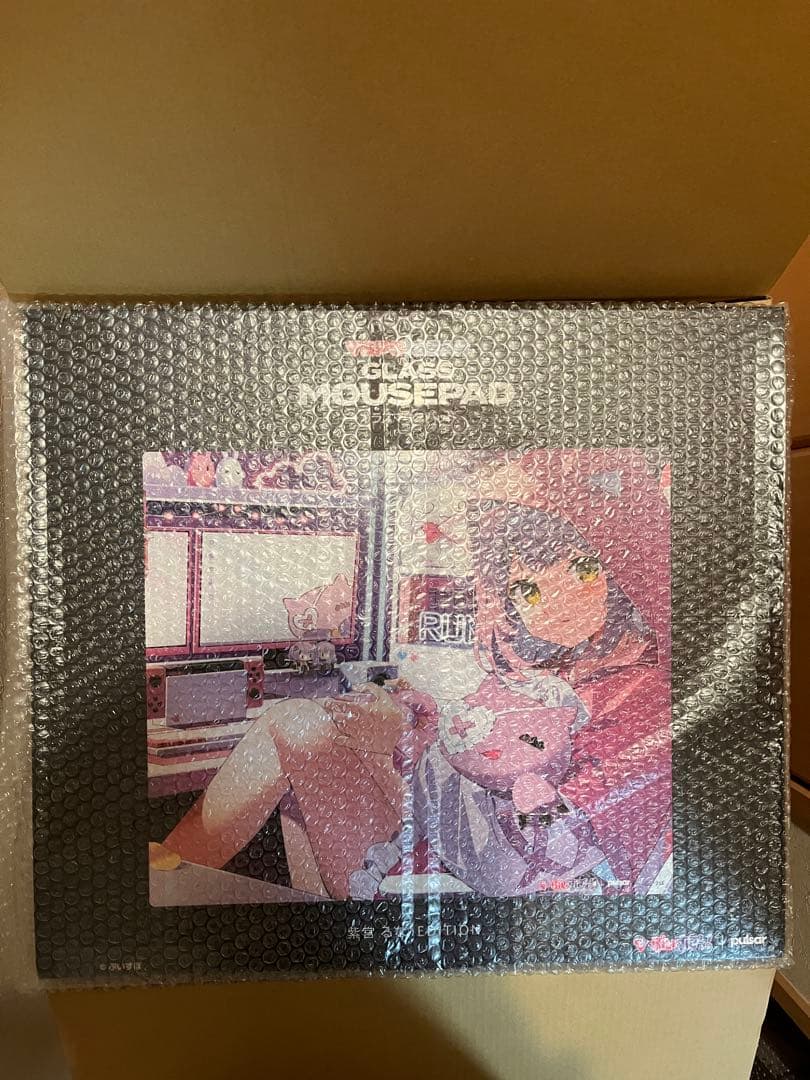 VSPO! GEAR ガラスマウスパッド 紫宮るなEDITION 新品未使用