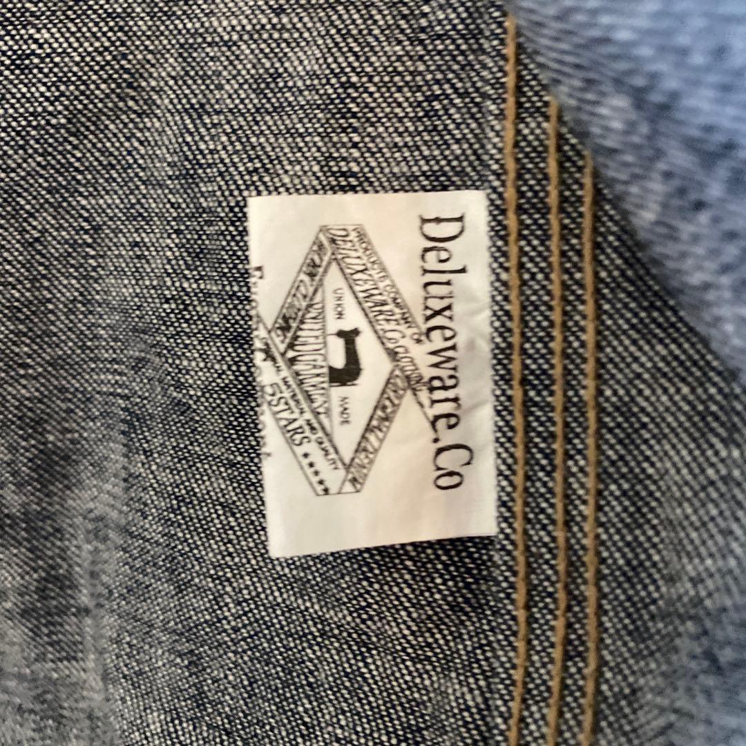 釣*中様 【美品】DELUXEWARE デニムシャツ　 L アメカジ