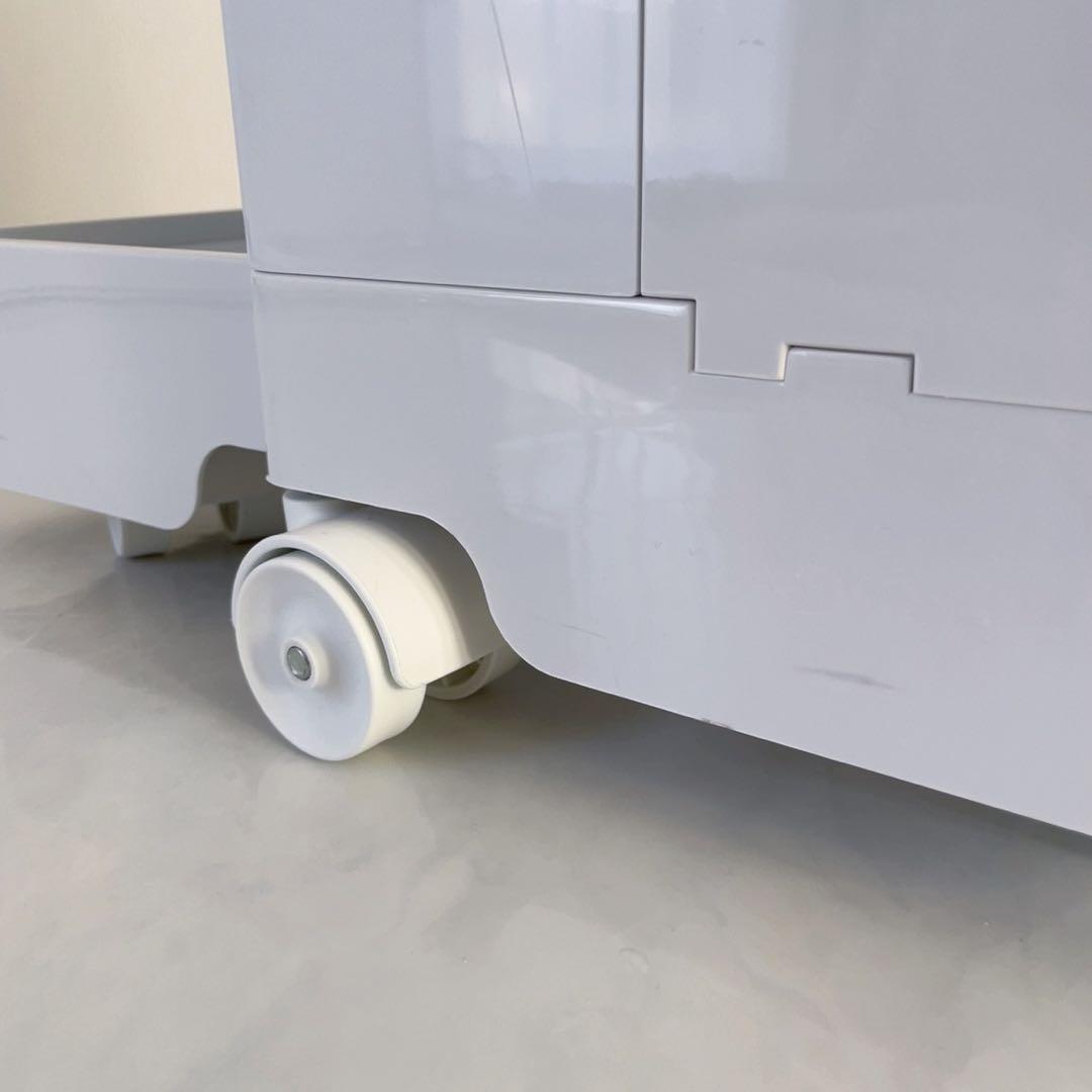 ボビーワゴン レプリカ 回転　ワゴン　マルチワゴン　収納　韓国　収納家具　白