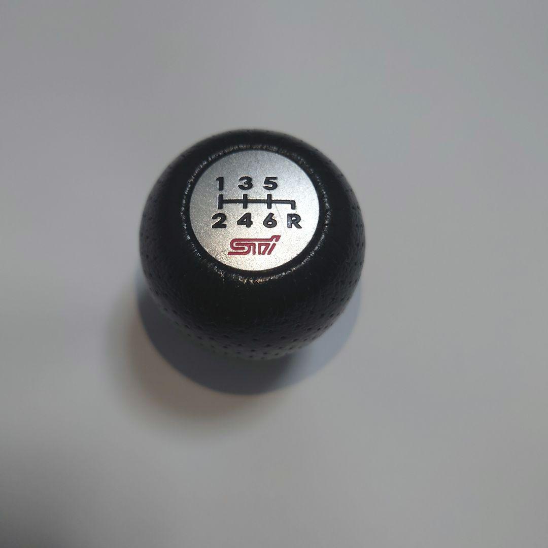 SUBARU STI シフトノブ WRX VAB パンチングレザー スバル