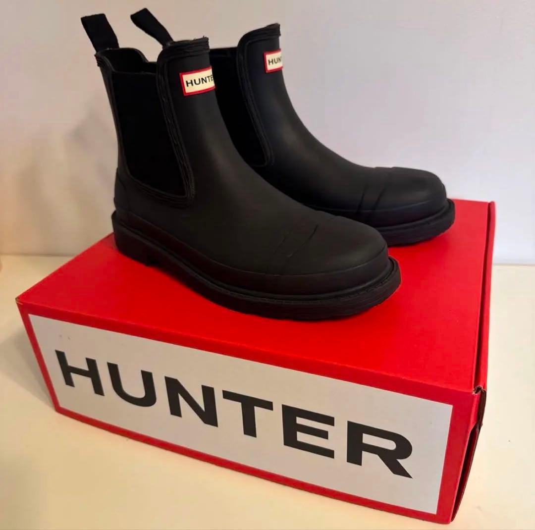 靴 HUNTER UK6 WOMENS COMMANDO CHELSEA BOOT