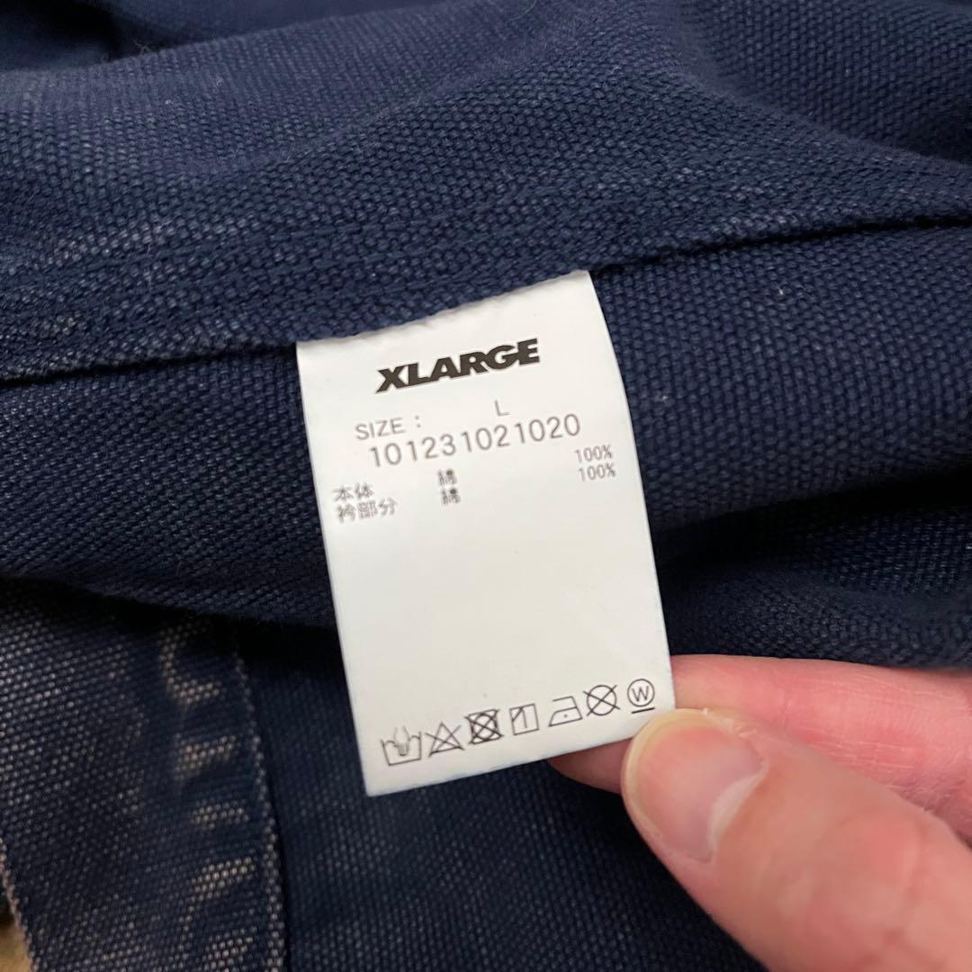 【c5】XLARGE × Dickies コラボ ダックデトロイトジャケット