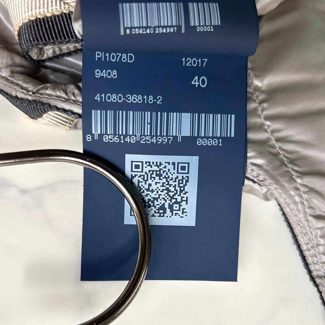 chauru♡ ヘルノ ノーカラーダウンジャケット トリミング