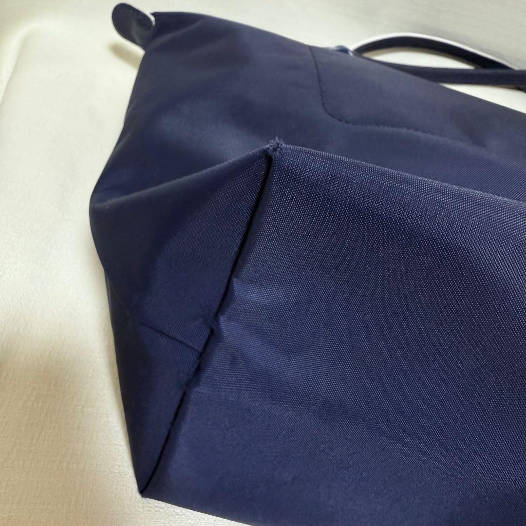 ロンシャン　建国記念限定　 折り畳みトートナイロンバッグ　ネイビー　トレパリ