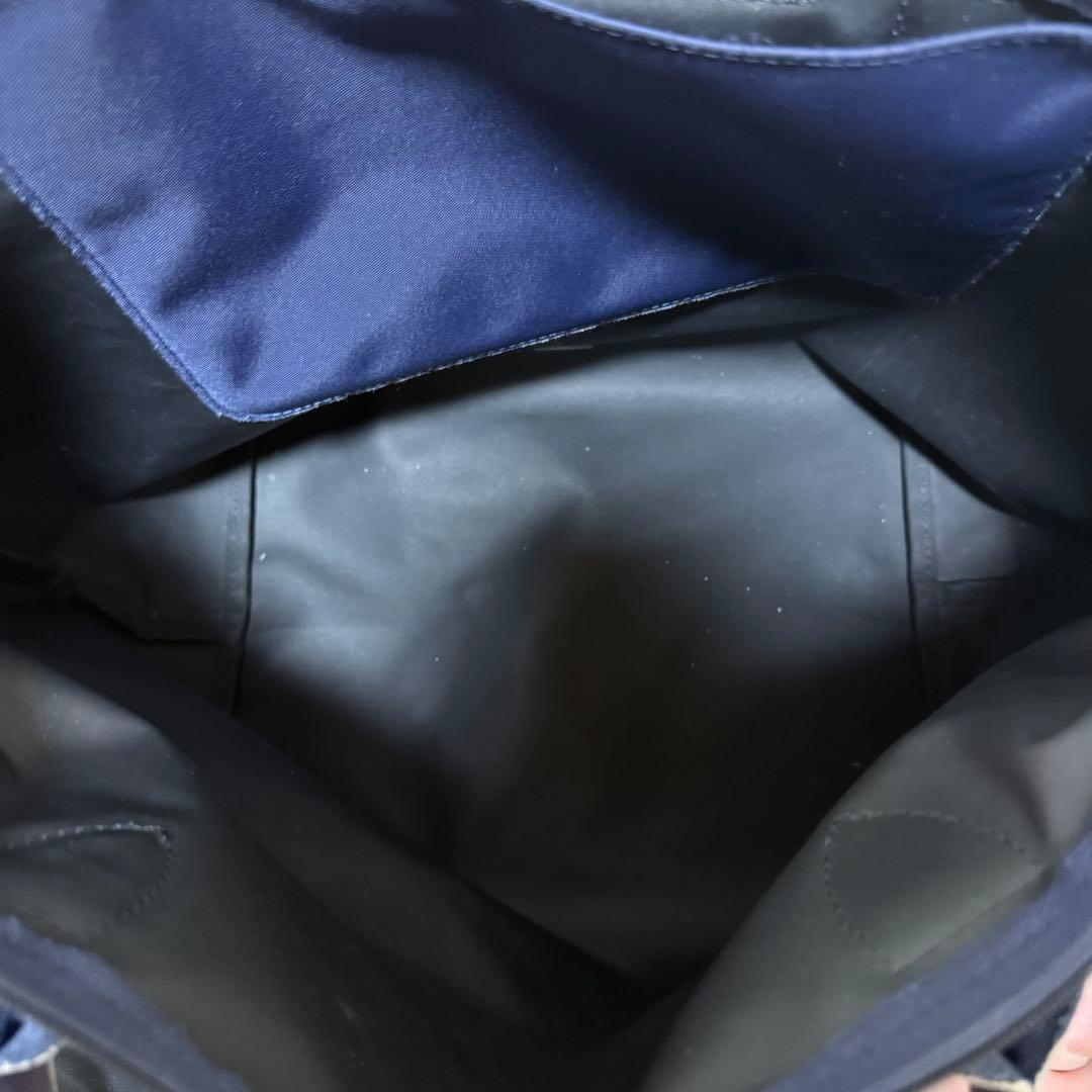 ロンシャン　建国記念限定　 折り畳みトートナイロンバッグ　ネイビー　トレパリ