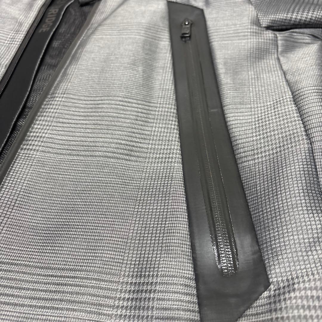 BLACK LABEL ブラックレーベル　ブルゾン フード付　グレーチェック