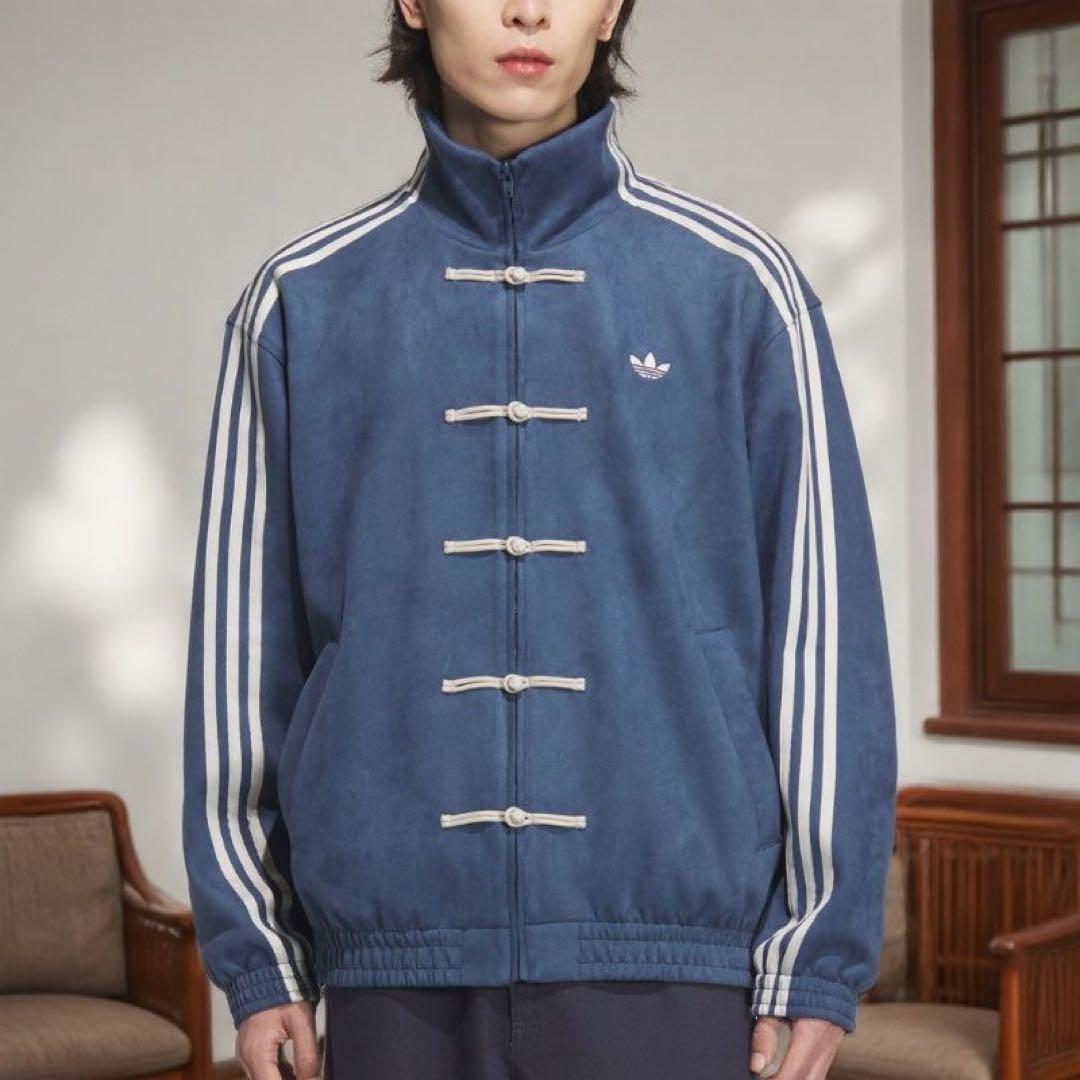 adidasアディダス 中国限定 蛇年トラックジャケット ネイビーXL
