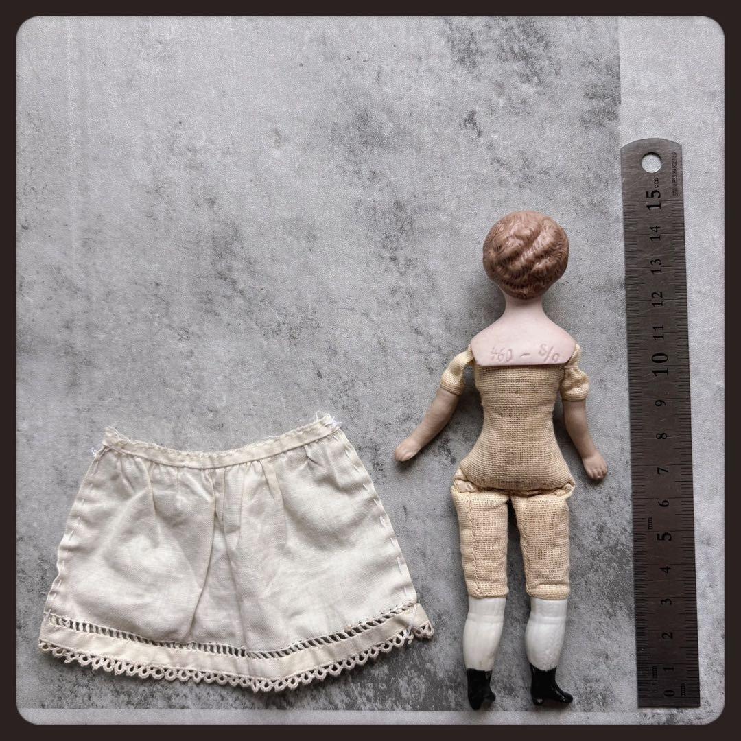 アンティーク 淑女のビスクドール　パリアンドール ドールハウス