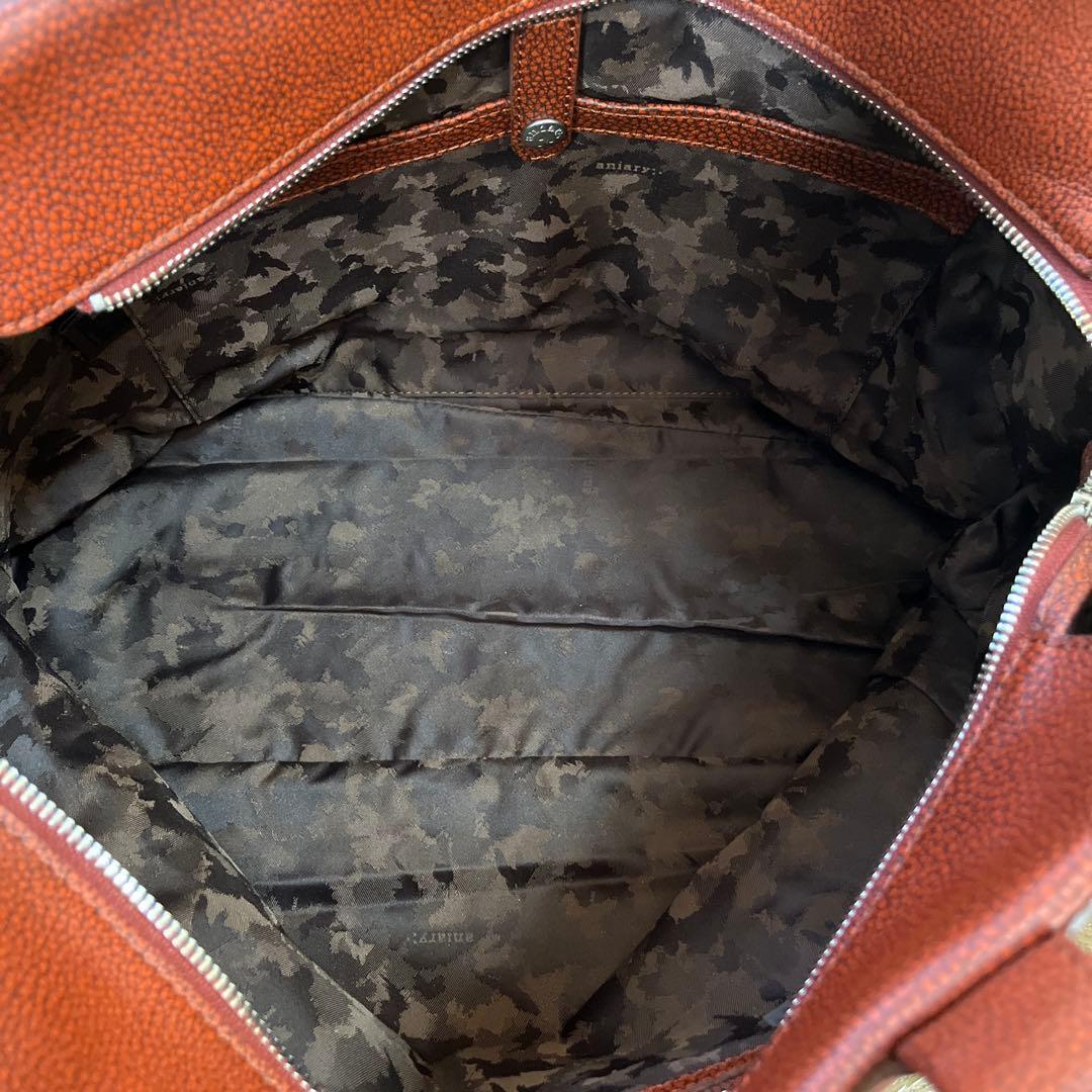 【未使用】超高級　aniary アニアリ レザートートバッグ 大容量　ブラウン