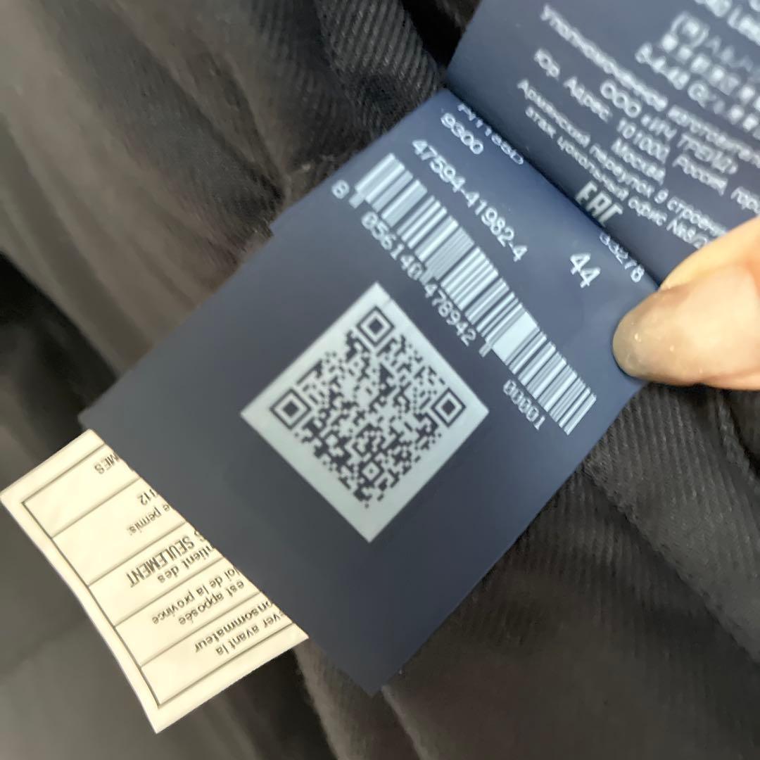 未使用に近い　HERNO ヘルノ　ロング丈ダウンコート　ブラック黒　44