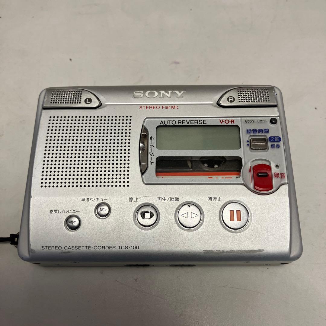 掘り出し物　SONY ステレオカセットコーダー TCS-100