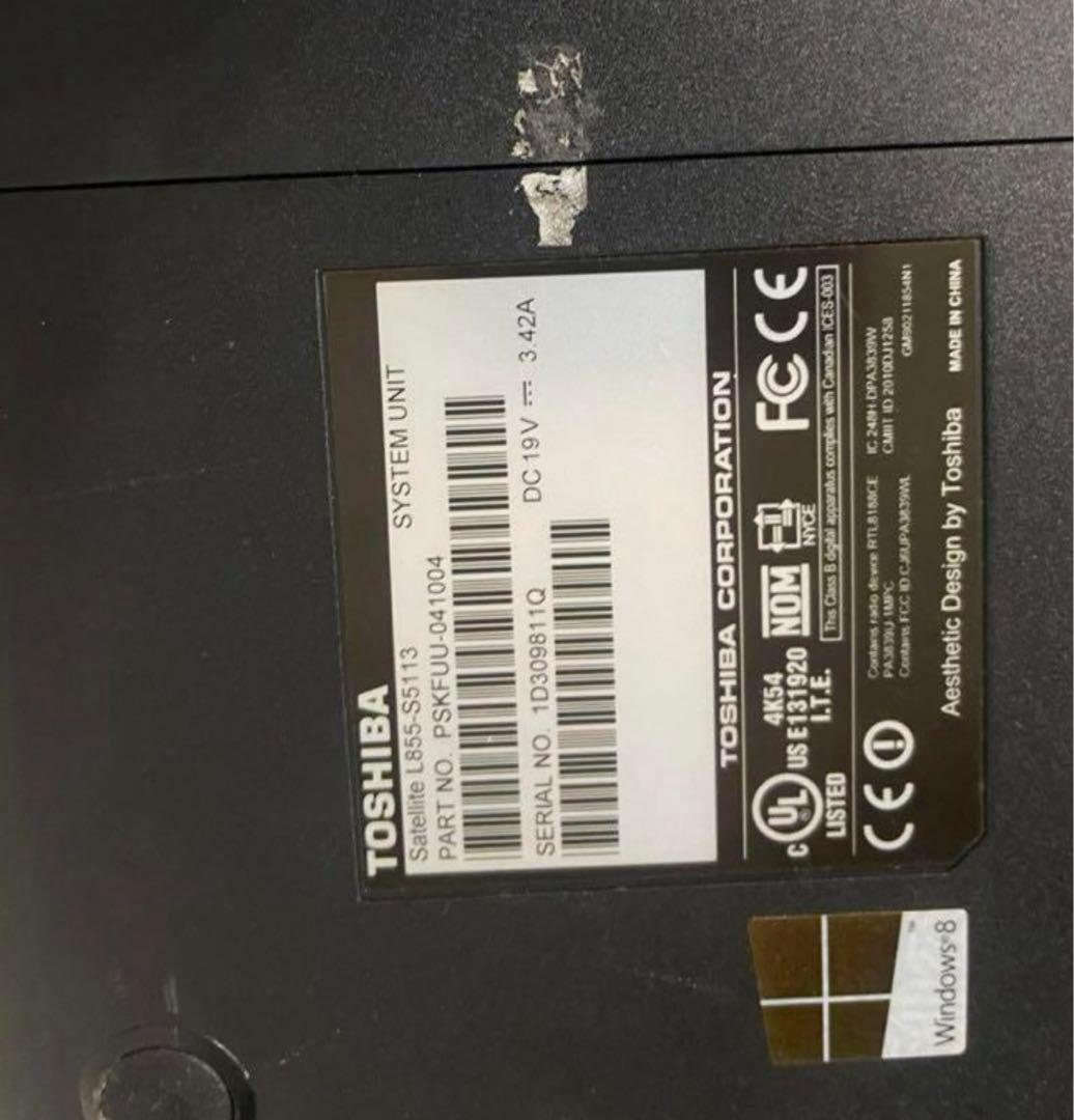 東芝パソコンノ-ト第3世代i3✨■Office■4GB Windows11