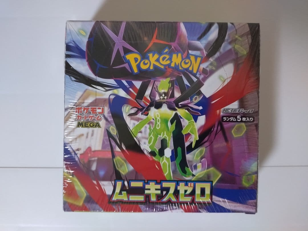 【新品未開封】ポケモンカードゲーム ムニキスゼロ 1BOXシュリンク付き