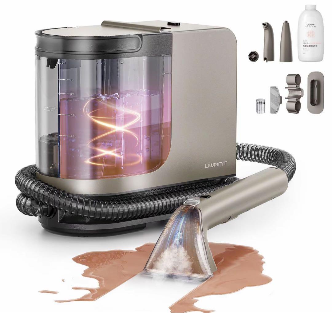 本日限定特価！18000Pa 超強吸引力 スチームクリーナー 加熱式