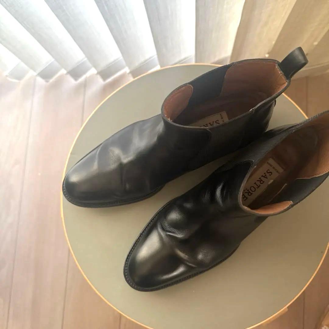 SARTORE サイドゴアブーツ　裏張り済