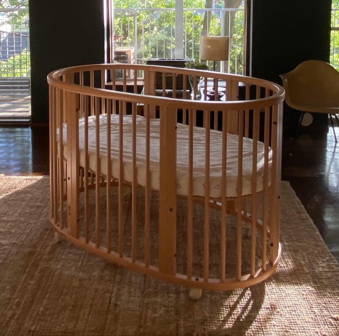 STOKKE スリーピー ベッドセット / ナチュラル　（ベッド＋マットレス）