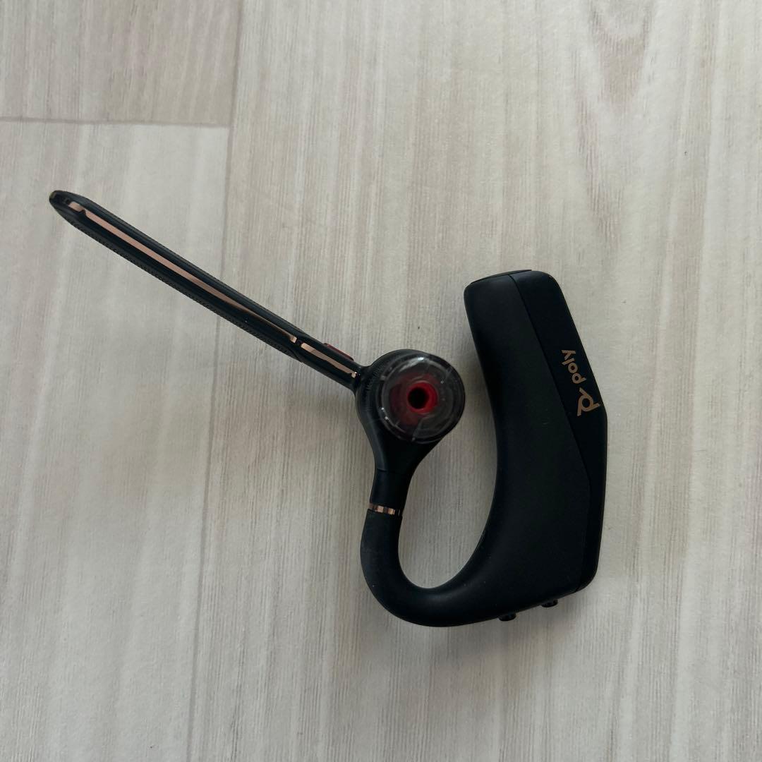 poly voyager 5200 ワイヤレスイヤホン 耳掛け式 ブラック