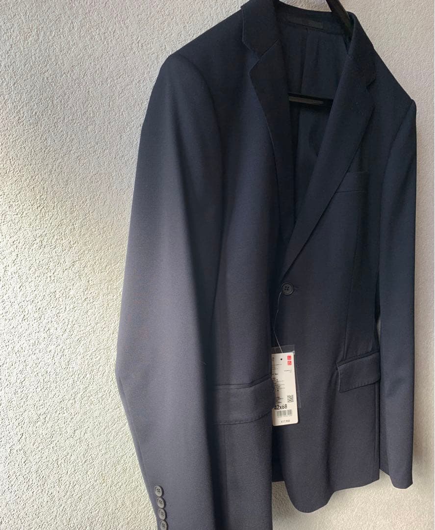 UNIQLO SIZE 42 ストレッチウールスリムジャケット カスタムオーダー