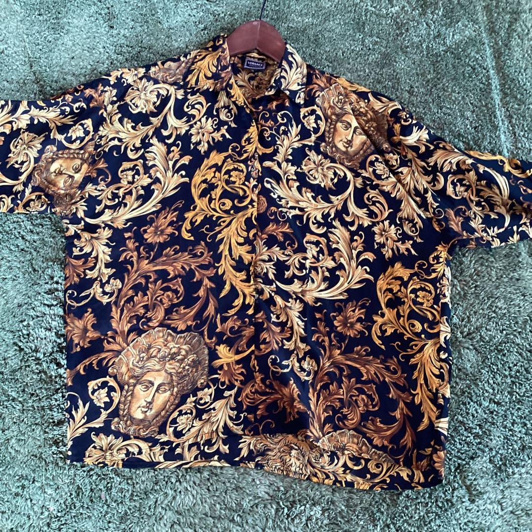 P VERSACE JEANS COUTURE シルク　シャツ