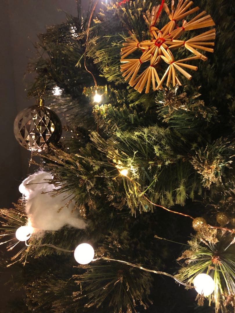 クリスマス ⑨ ツリー　オーナメント付き