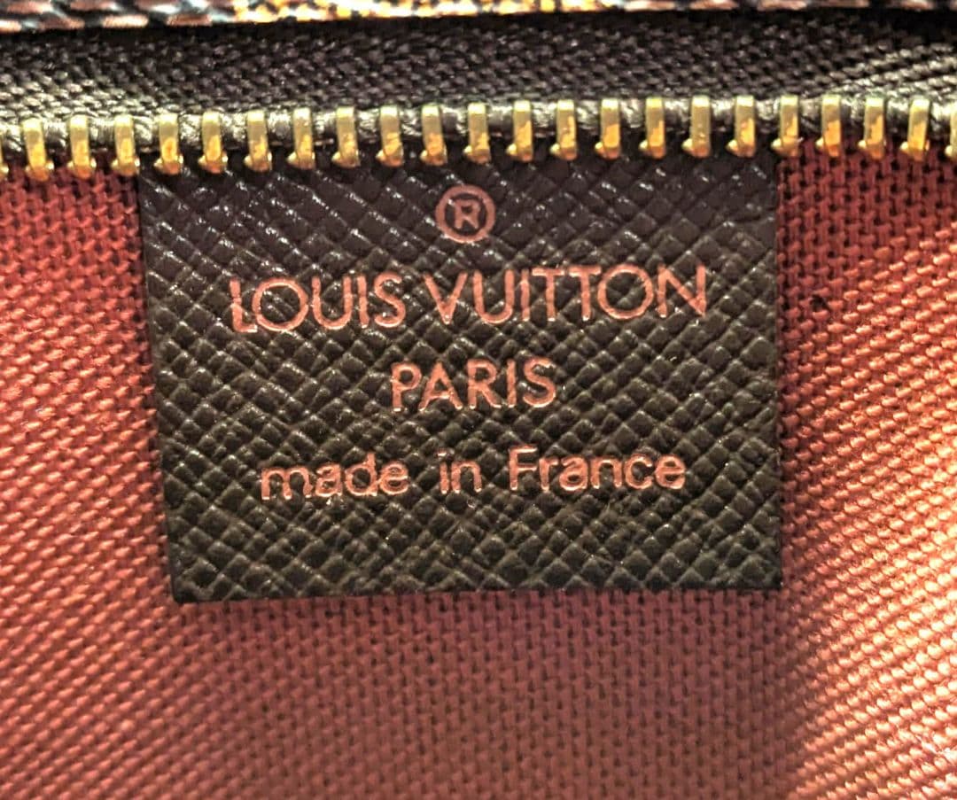 Louis Vuitton ダミエポーチ 注意事項あり