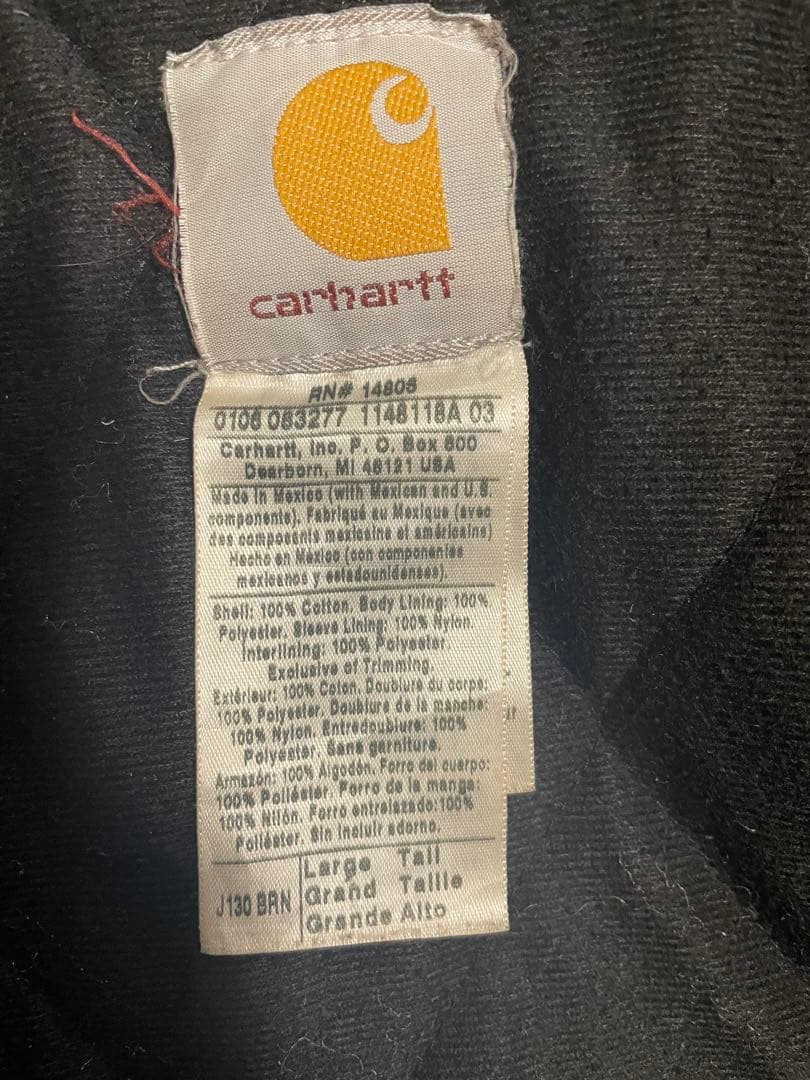に*し様 00s Carhartt アクティブジャケット J130 BRN L