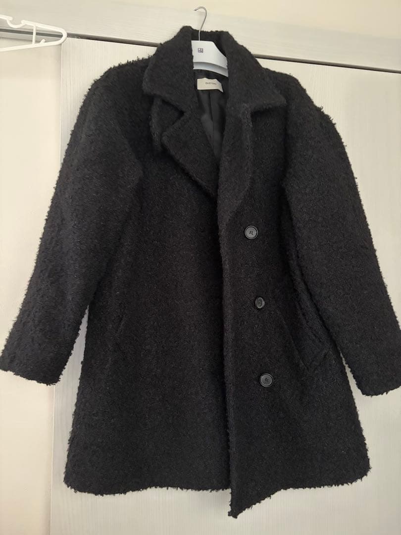 ジャケット・アウター ohotoro boucle 2way half coat
