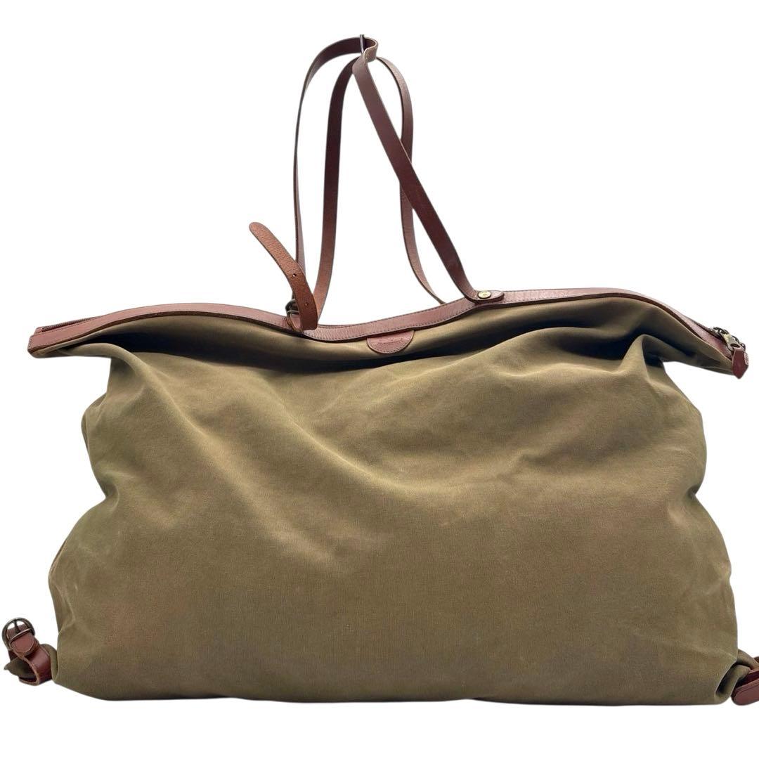 美品◎イルビゾンテ A4可 肩かけ可 ボストンバッグ トートバッグ 大容量