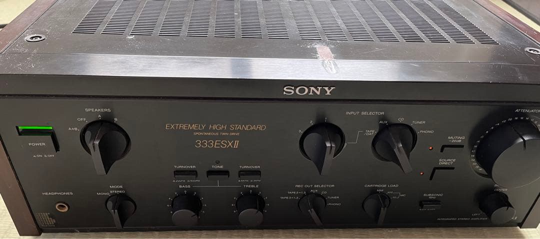 【ジャンク】TA-F333ESXⅡ SONY プリメインアンプ 通電確認のみ