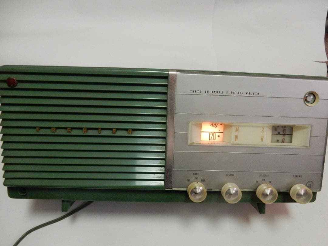 真空管ラジオ　マツダラジオ　うぐいすSS　東芝　よく鳴ります