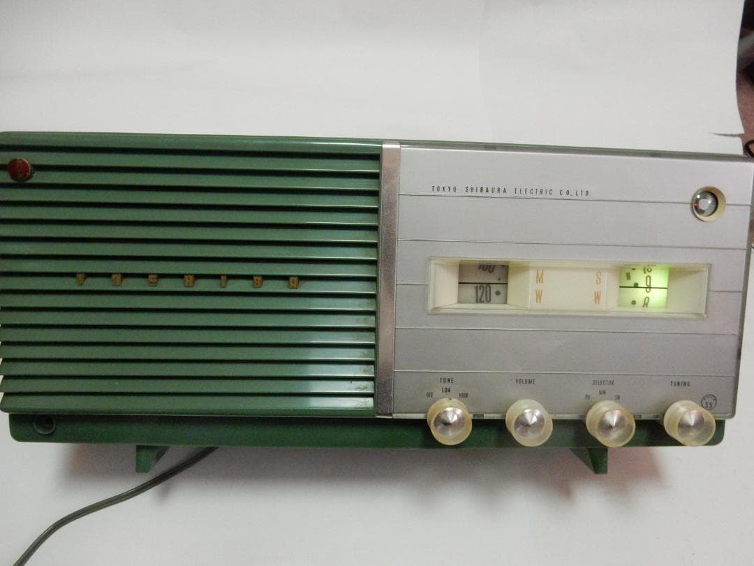 真空管ラジオ　マツダラジオ　うぐいすSS　東芝　よく鳴ります