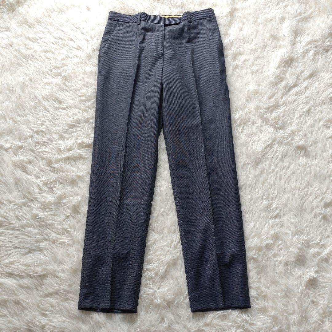 トゥモローランドコレクション ノーカラージャケット パンツ スーツ イタリア生地