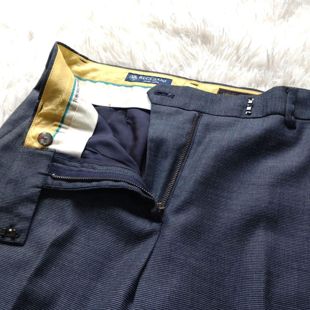 トゥモローランドコレクション ノーカラージャケット パンツ スーツ イタリア生地