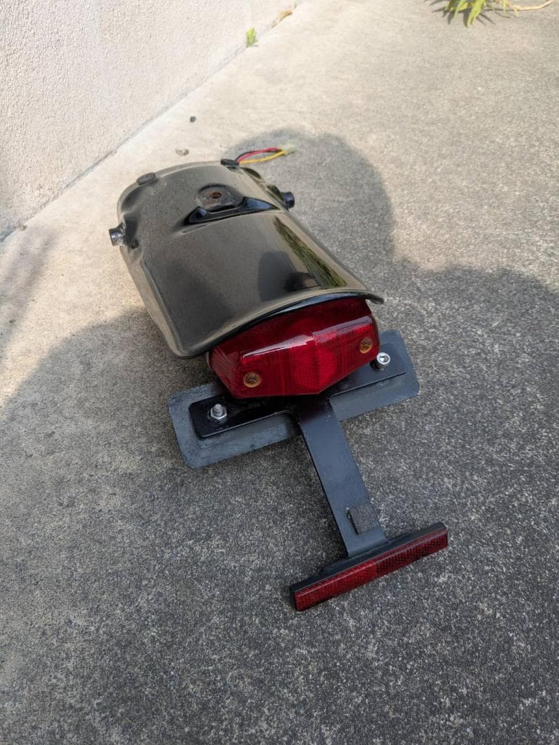 グラストラッカーFI 純正 テールカウル 社外フェンダーレスキット付