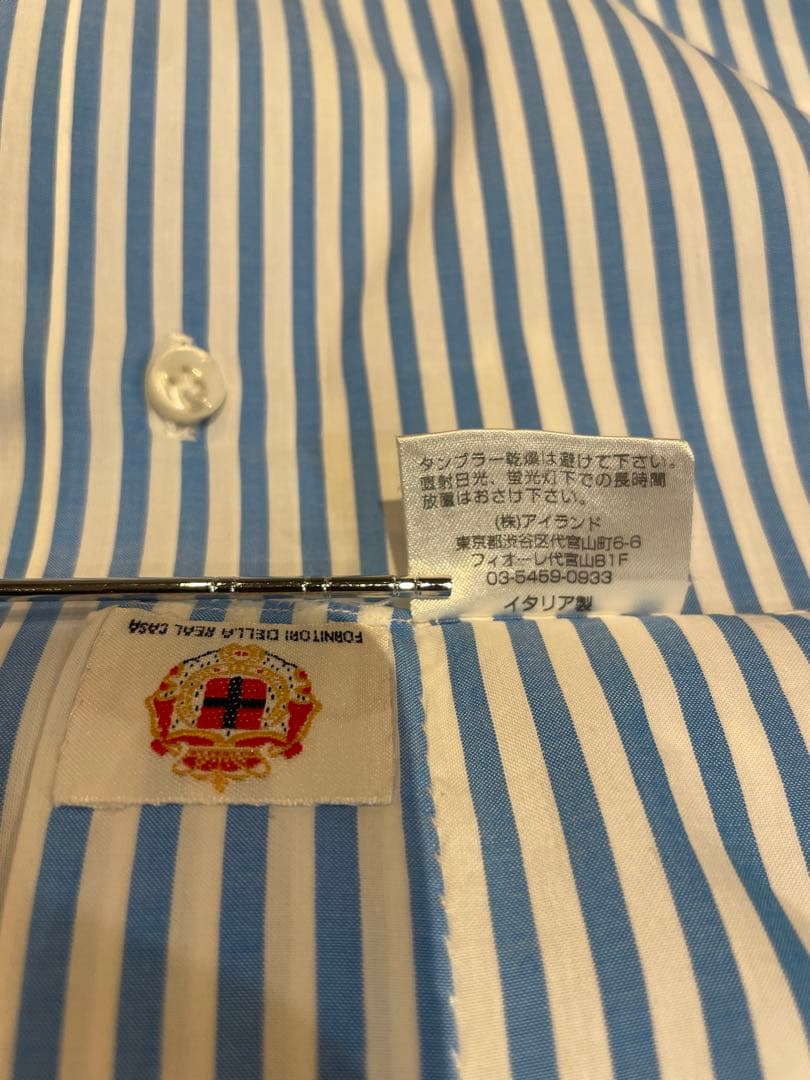 LUIGI BORRELLI ルイジボレッリ ボタンダウンシャツ 38/15