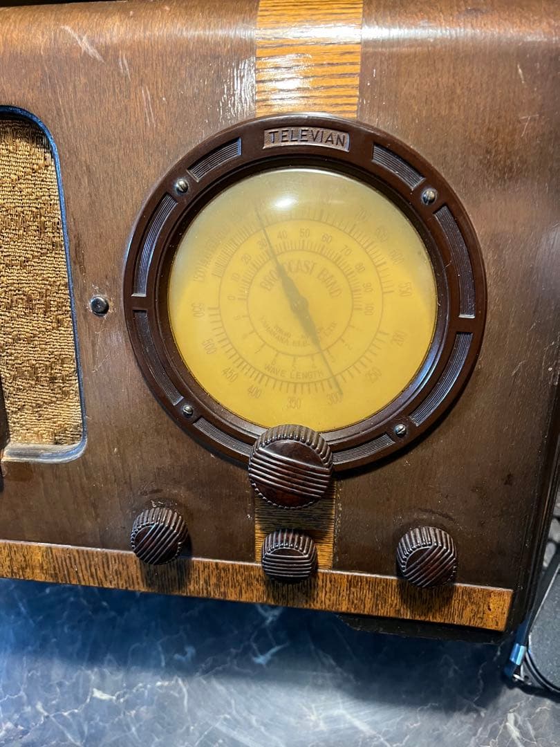 レトロラジオ、テレビアン、ベークライト、ラジオ、セルロイドラジオ、真空管ラジオ