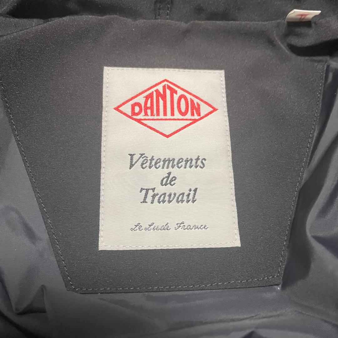 ✨美品✨DANTON ダントン ダウンジャケット ファー付き ブラック 36