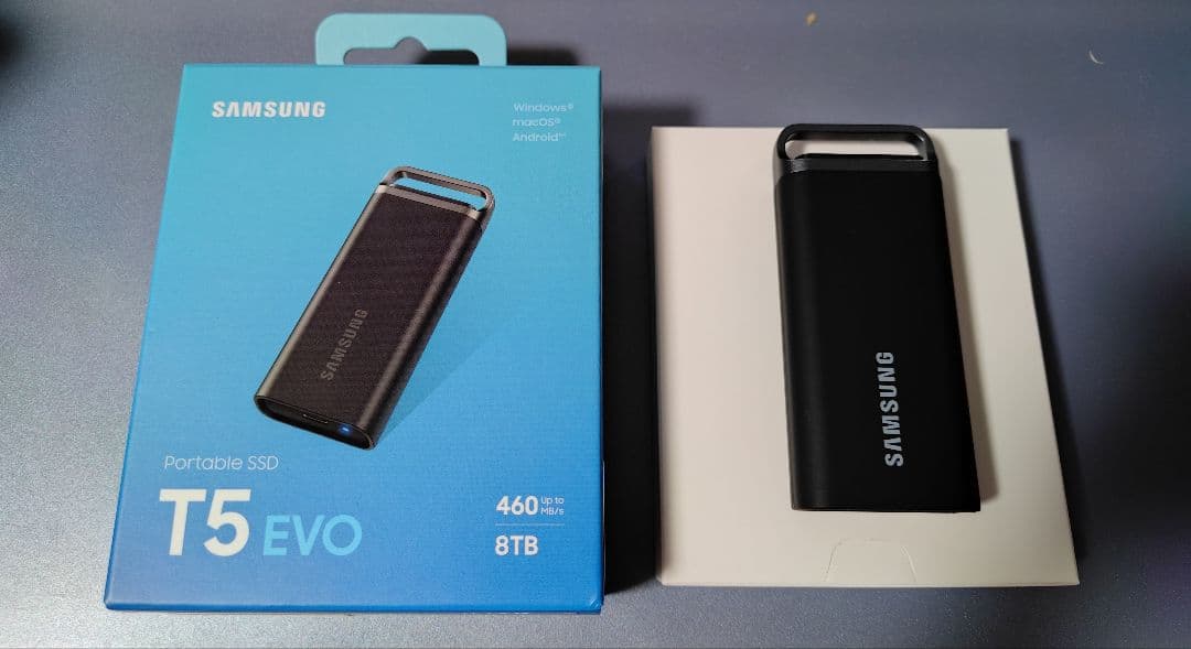 Samsung Portable SSD T5 EVO 8TB 外付けSSD