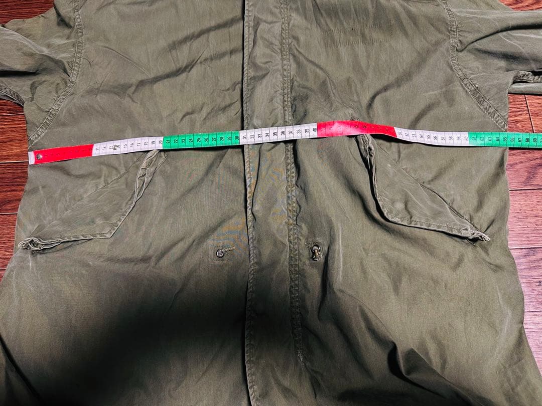 50sミリタリー　SMALLモッズコート M51 ミリタリージャケット　古着